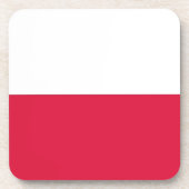 Untersetzer aus hartem Kunststoff mit polnischer F (Vorderseite)