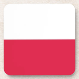 Untersetzer aus hartem Kunststoff mit polnischer F