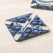 Untersetzer aus hartem Kunststoff mit schottischem (Linke Seite)