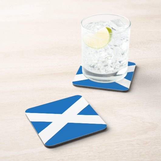 Untersetzer aus hartem Kunststoff mit schottischer (Rechte Seite)