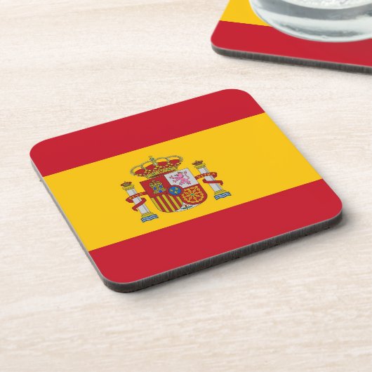 Untersetzer aus hartem Kunststoff mit spanischer F (Linke Seite)