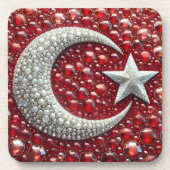 Untersetzer aus hartem Kunststoff mit türkischen F (Vorderseite)