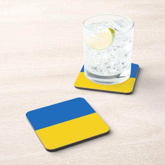 Untersetzer aus hartem Kunststoff mit ukrainischer (Rechte Seite)