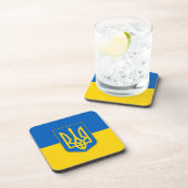 Untersetzer aus hartem Kunststoff mit ukrainischer (Rechte Seite)