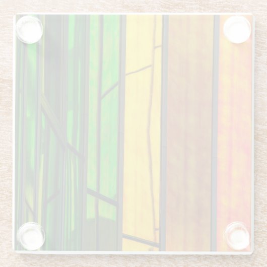 Untersetzer aus Hartglas (Rückseite)