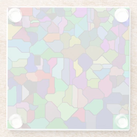 Untersetzer aus Hartglas (Rückseite)