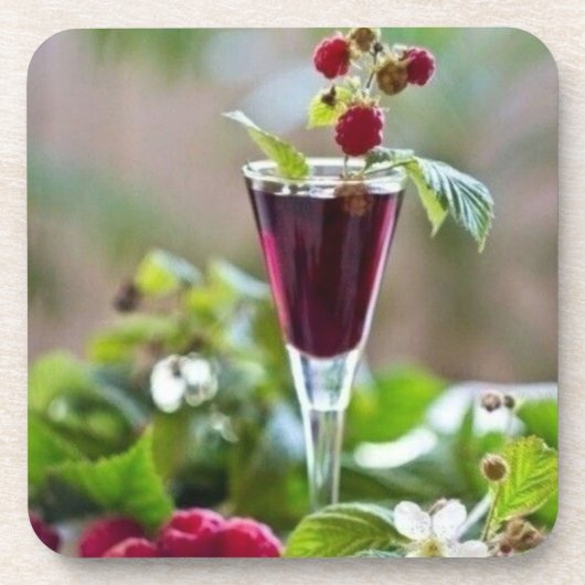 Untersetzer aus Hartkunststoff mit Korkrückenversc (Vorderseite)