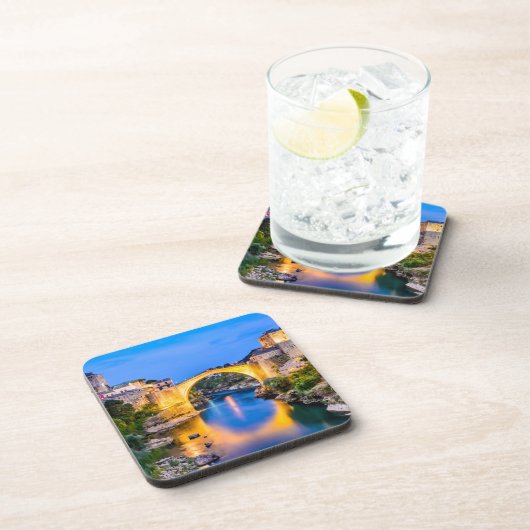 Untersetzer aus Hartkunststoff mit Korkrückenversc (Rechte Seite)