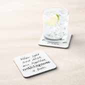 Untersetzer aus hellem und dunklem Kunststoff (Rechte Seite)