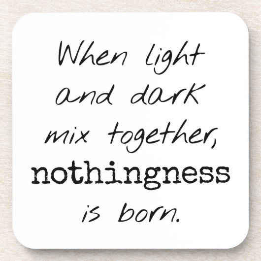 Untersetzer aus hellem und dunklem Kunststoff (Vorderseite)