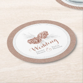 Untersetzer aus Hochzeitskiefer