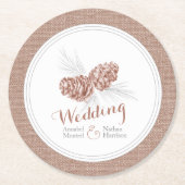 Untersetzer aus Hochzeitskiefer (Vorderseite)