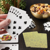 Untersetzer aus Honiglemon Spielkarten (In Situ)
