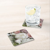 Untersetzer aus hübschem weißem Pfirsichpfirsichpf (Vor Ort)