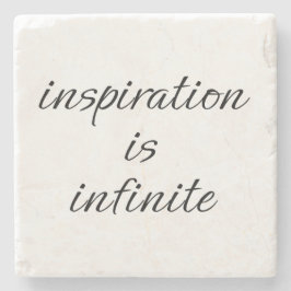 Untersetzer aus Inspirationsmarbelstein