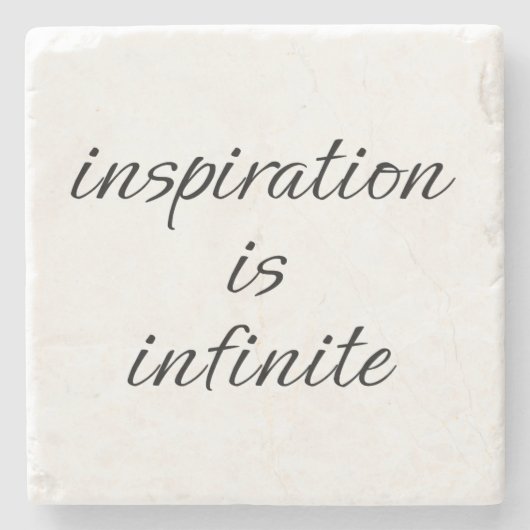 Untersetzer aus Inspirationsmarbelstein (Vorderseite)