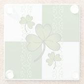 Untersetzer aus Kleeblatt (Rückseite)