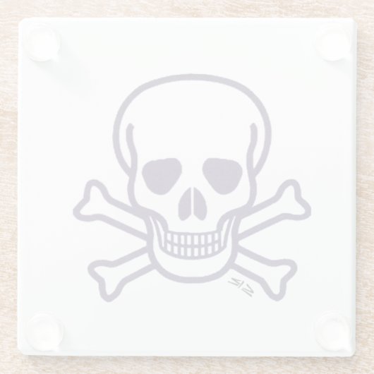 Untersetzer aus Knochen (Rückseite)