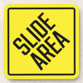 Untersetzer aus Kunststoff, Schiebefläche (Vorderseite)