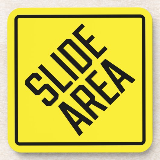 Untersetzer aus Kunststoff, Schiebefläche (Vorderseite)