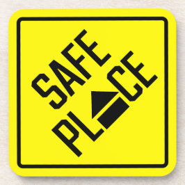 Untersetzer aus Kunststoff, sicher platziert