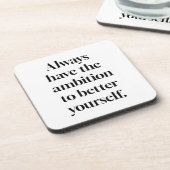 Untersetzer aus Kunststoffen, Ambition (Linke Seite)