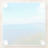 Untersetzer aus Küstenglas (Rückseite)