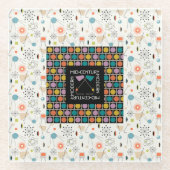 Untersetzer aus Lampenglas aus dem Mittelalter (Vorderseite)