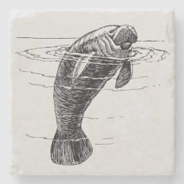 Untersetzer aus Marmor