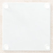 Untersetzer aus Marmorglas (Rückseite)