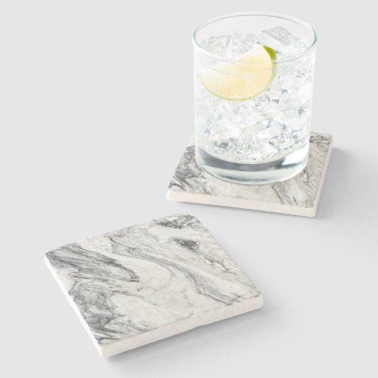 Untersetzer aus Marmorstein (Seitenansicht)