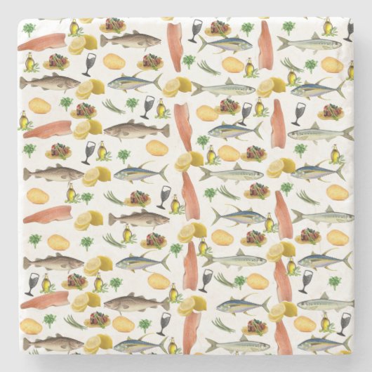 Untersetzer aus Marmorstein (Vorderseite)