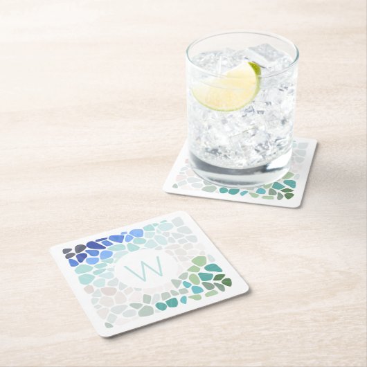 Untersetzer aus Meerglas (Vor Ort)