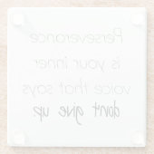 Untersetzer aus Persistenz (Rückseite)