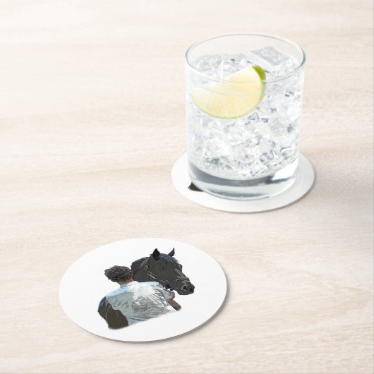 Untersetzer aus Pferdehellpapier (Vor Ort)