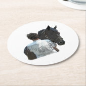 Untersetzer aus Pferdehellpapier (Angewinkelt)