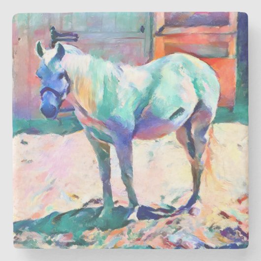 Untersetzer aus Pferdestein (Vorderseite)