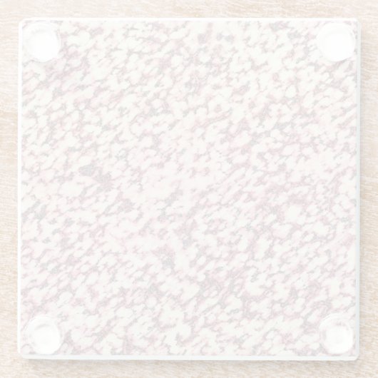 Untersetzer aus rosafarbenem Granitstein (Rückseite)