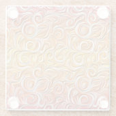 Untersetzer aus Rotgelb (Rückseite)