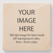 Untersetzer aus Sandstein (Vorderseite)