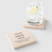 Untersetzer aus Sandstein (Seitenansicht)