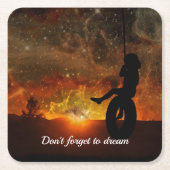 Untersetzer aus Schiebepapier für Kinder (Vorderseite)