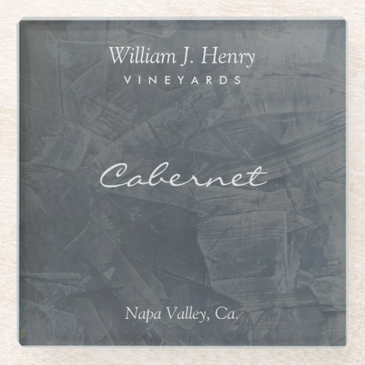 Untersetzer aus Schieferglas (Vorderseite)