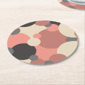 Untersetzer aus Schwarzmolekül (Angewinkelt)