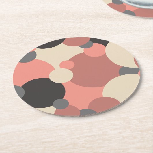 Untersetzer aus Schwarzmolekül (Angewinkelt)