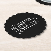 Untersetzer aus Shot und Shot Glass (angewinkelt)