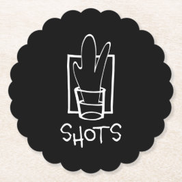 Untersetzer aus Shot und Shot Glass