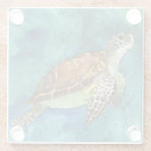 Untersetzer aus Sitzschildkrötenmagnet (Rückseite)