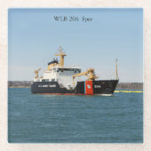 Untersetzer aus Spatglas (Vorderseite)