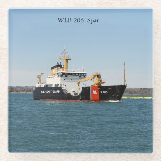 Untersetzer aus Spatglas (Vorderseite)